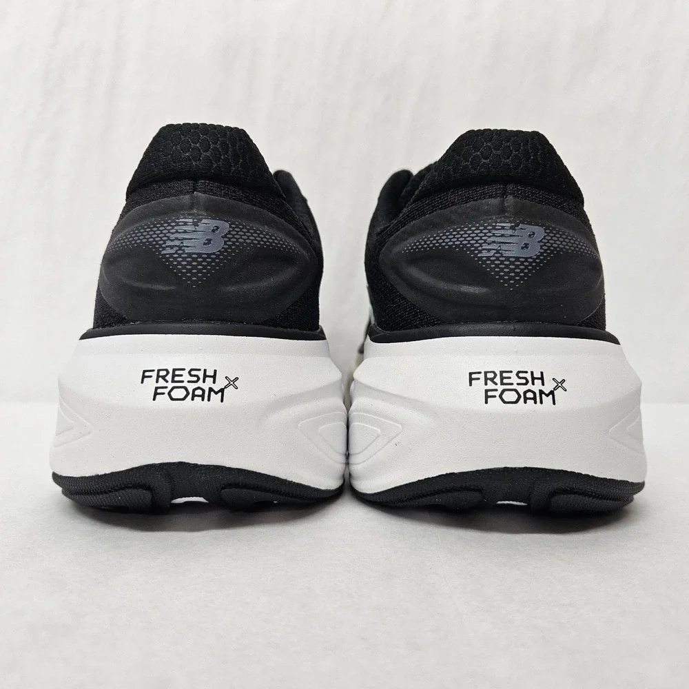 New Balance Fresh Foam X More v6 Running Shoes WMORGR6 Black White Women Size 7 - Picture 6 of 9